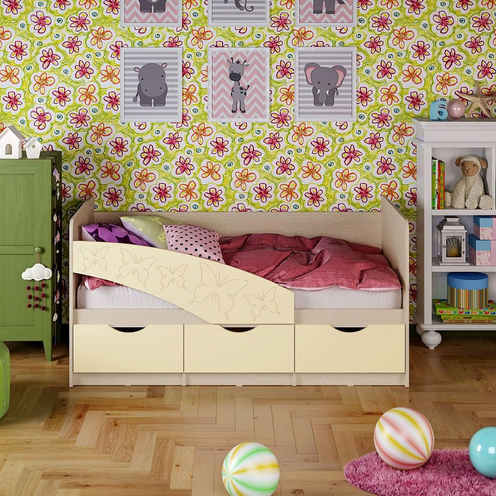 Кровать Бабочки 1,6*0,8м