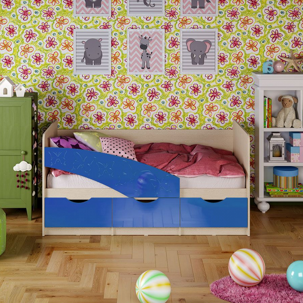 Кровать Бабочки  1,8*0,8м
