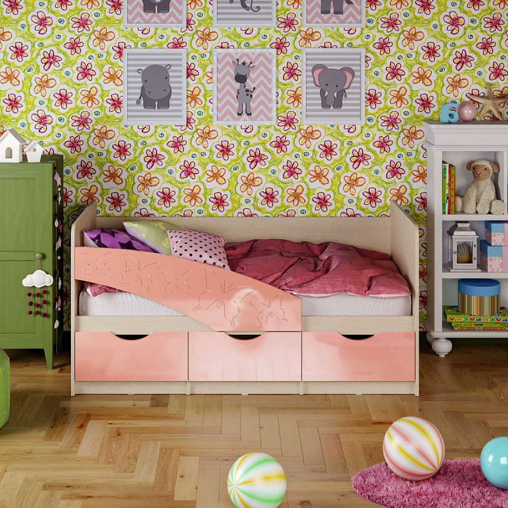 Кровать Бабочки  1,8*0,8м