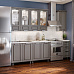 Превью - Модульная кухня Констанция графит 2,0/900м Компоновка №5