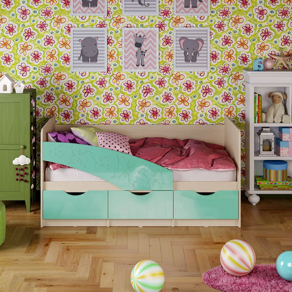 Кровать Бабочки 1,6*0,8м